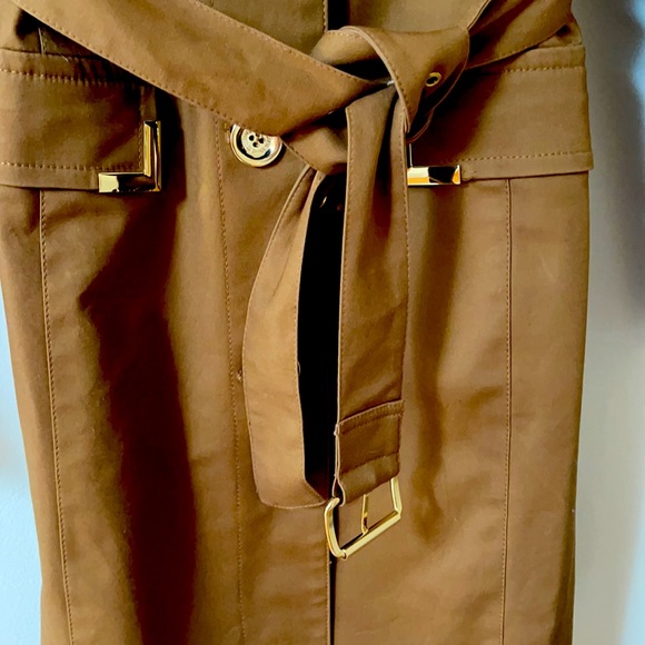 Michael Kors Tan Trench Coat - Picture 6 of 10